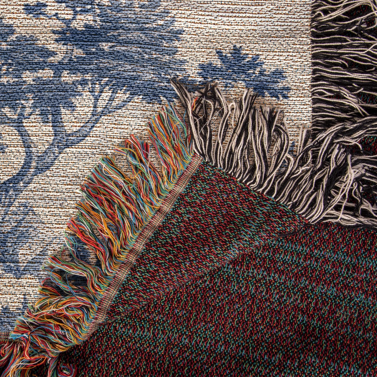 Chinese Ornament Pattern 001 - 50" x 60" Heirloom Woven Blanket