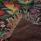 Mexican Floral Fiesta Pattern 030 - 50" x 60" Heirloom Woven Blanket