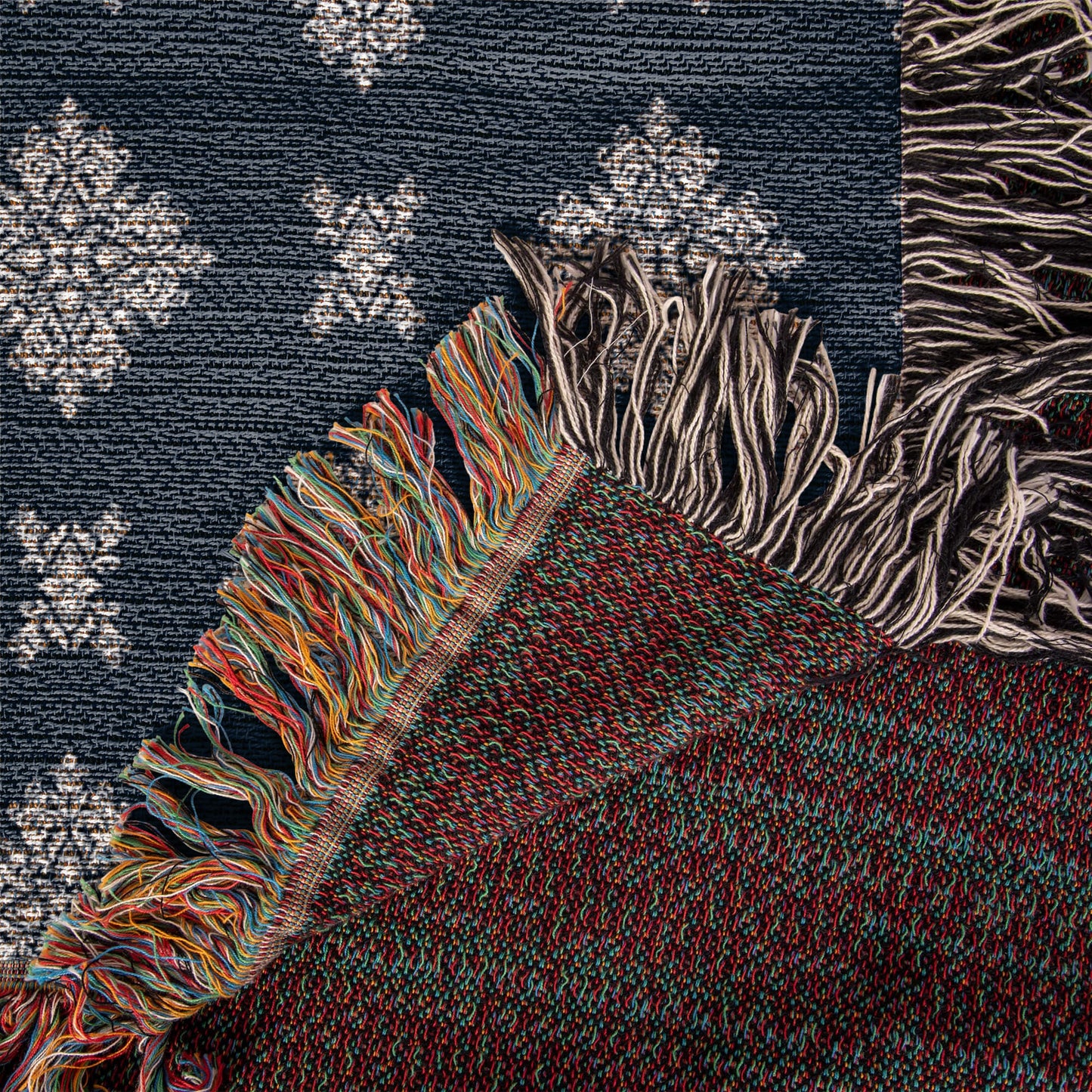 Damask Pattern 010 - 50" x 60" Heirloom Woven Blanket
