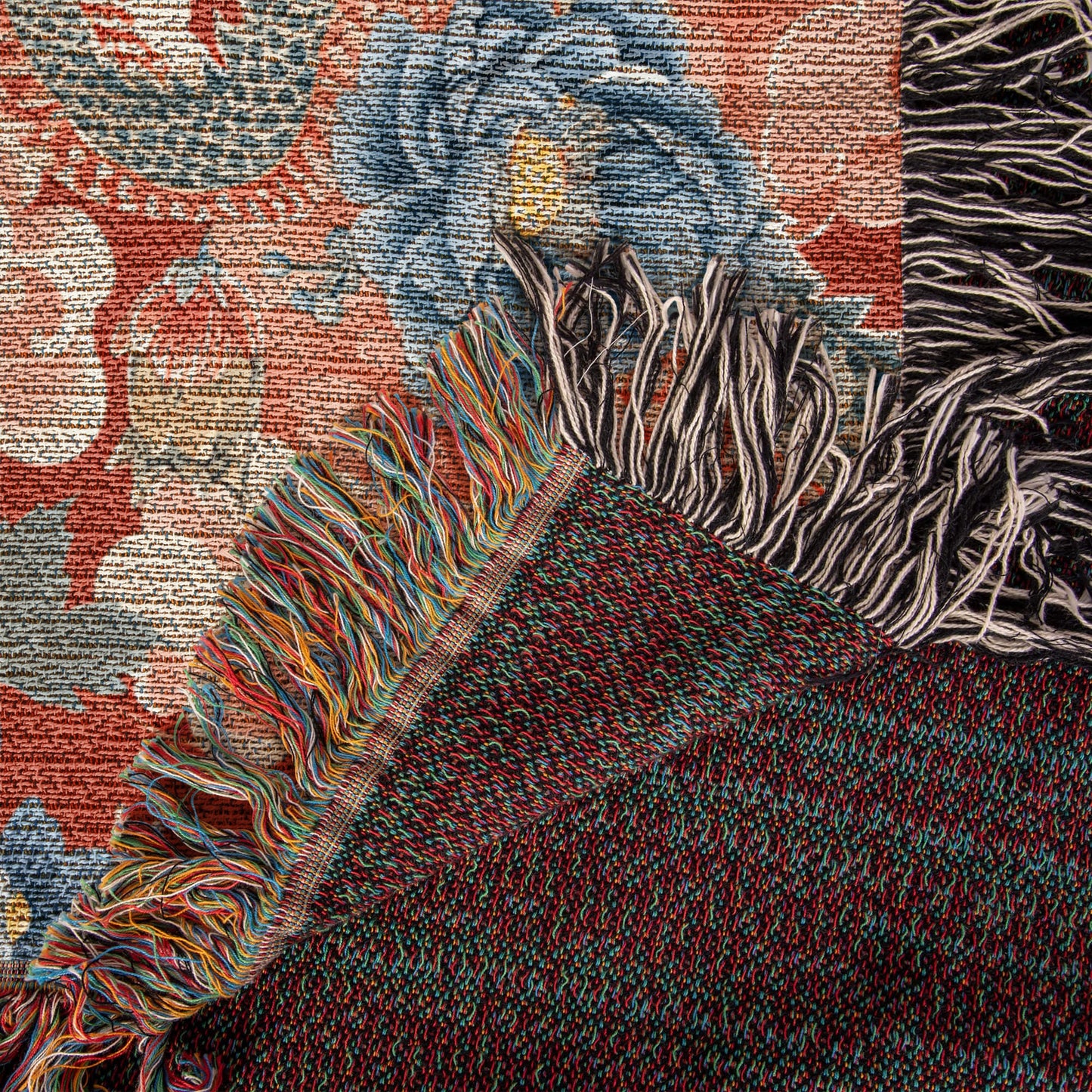 Chinoiserie Pattern 009 - 50" x 60" Heirloom Woven Blanket