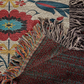 Mexican Floral Fiesta Pattern 041 - 50" x 60" Heirloom Woven Blanket