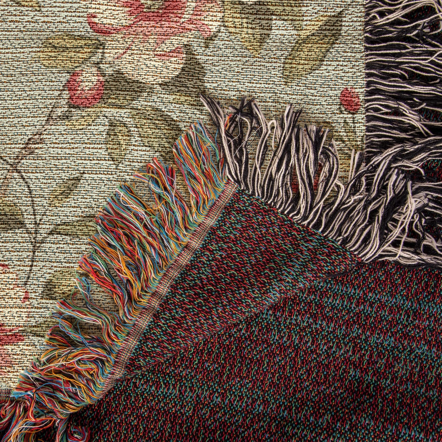 Chinoiserie Pattern 025 - 50" x 60" Heirloom Woven Blanket