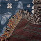 Butterflies And Flowers Pattern 022 - 50" x 60" Heirloom Woven Blanket