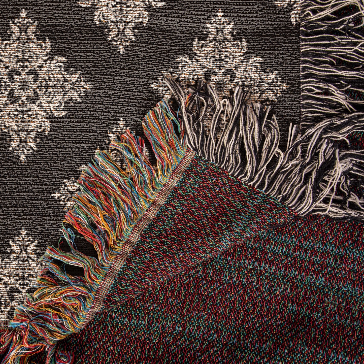 Damask Pattern 017 - 50" x 60" Heirloom Woven Blanket