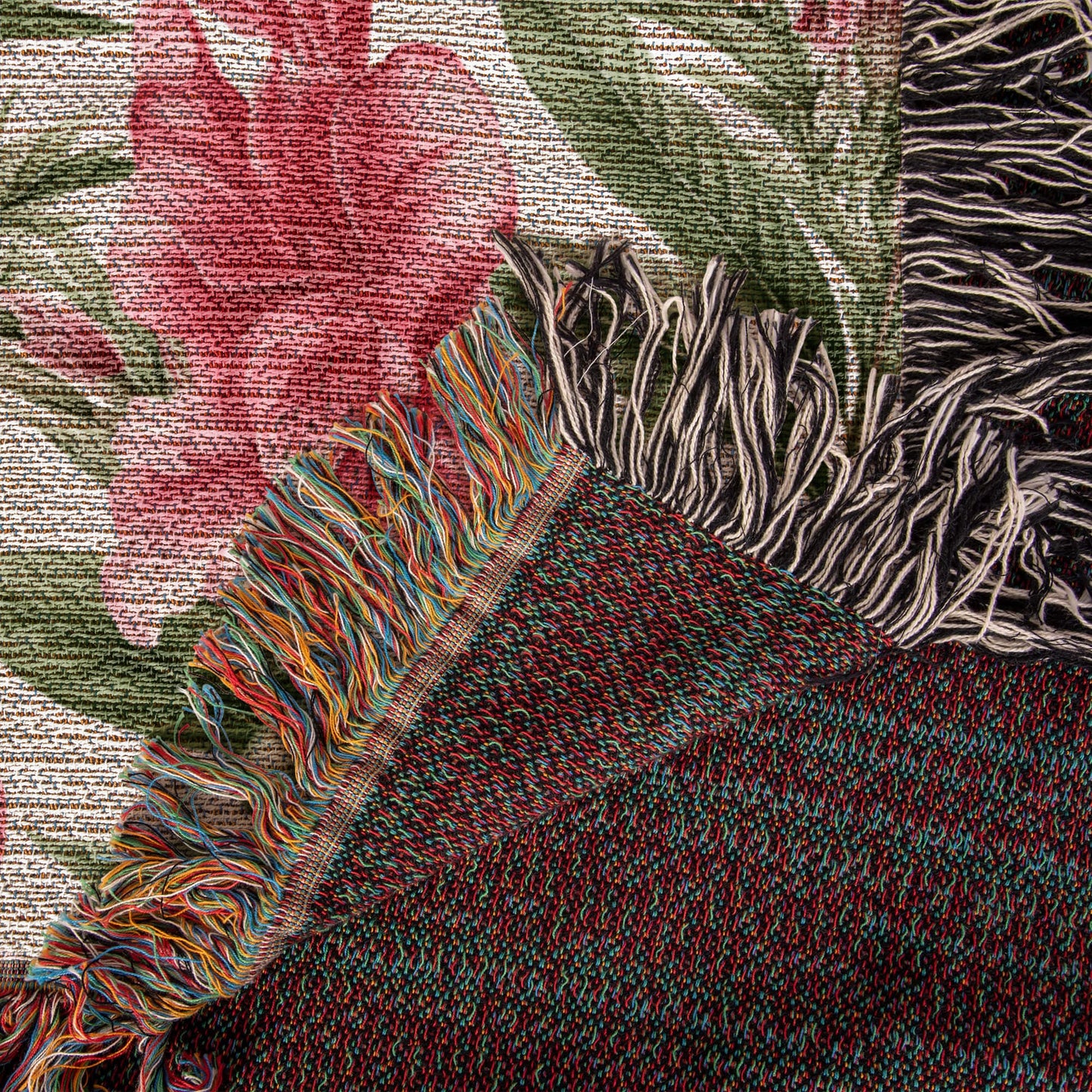 Spring Flowers Pattern 011 - 50" x 60" Heirloom Woven Blanket