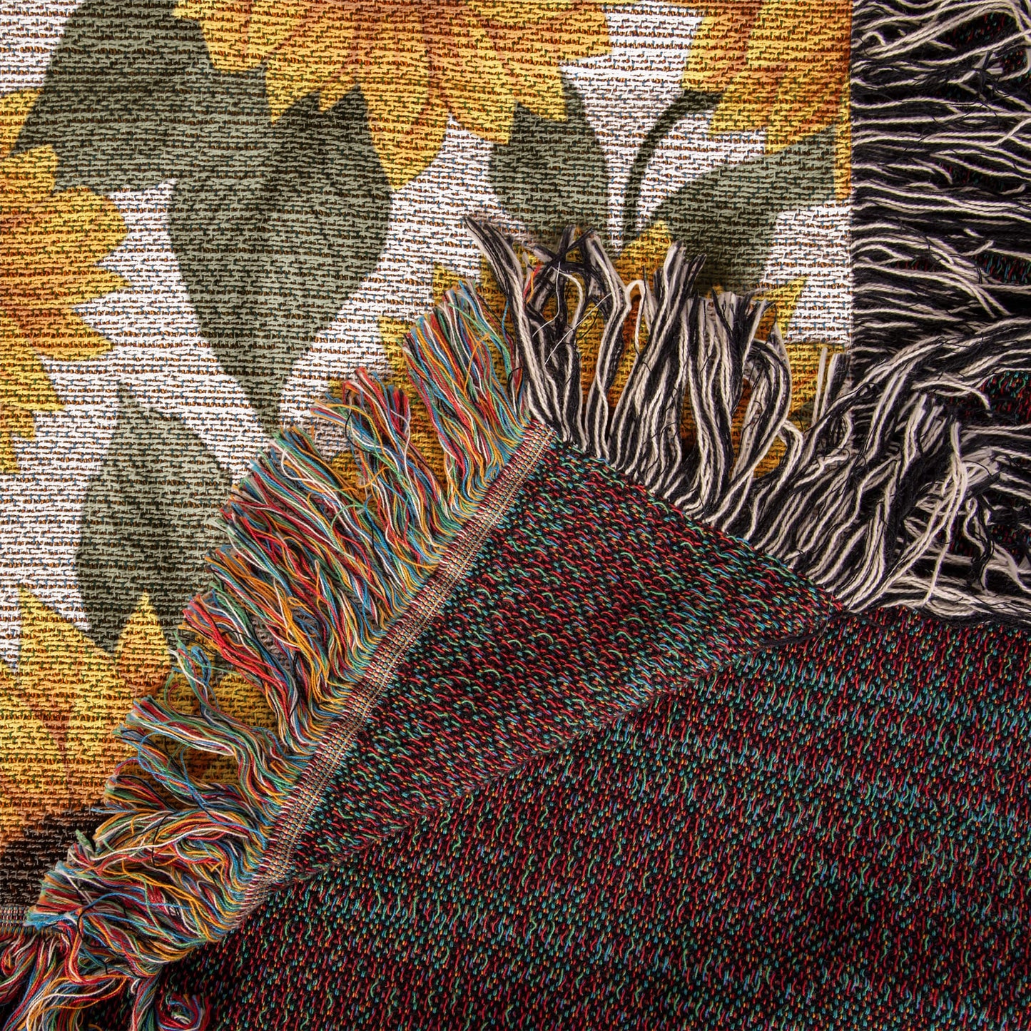 Spring Flowers Pattern 017 - 50" x 60" Heirloom Woven Blanket