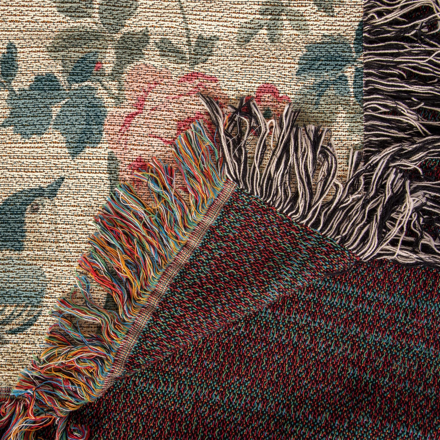 Chinoiserie Pattern 031 - 50" x 60" Heirloom Woven Blanket