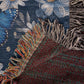 Butterflies And Flowers Pattern 001 - 50" x 60" Heirloom Woven Blanket