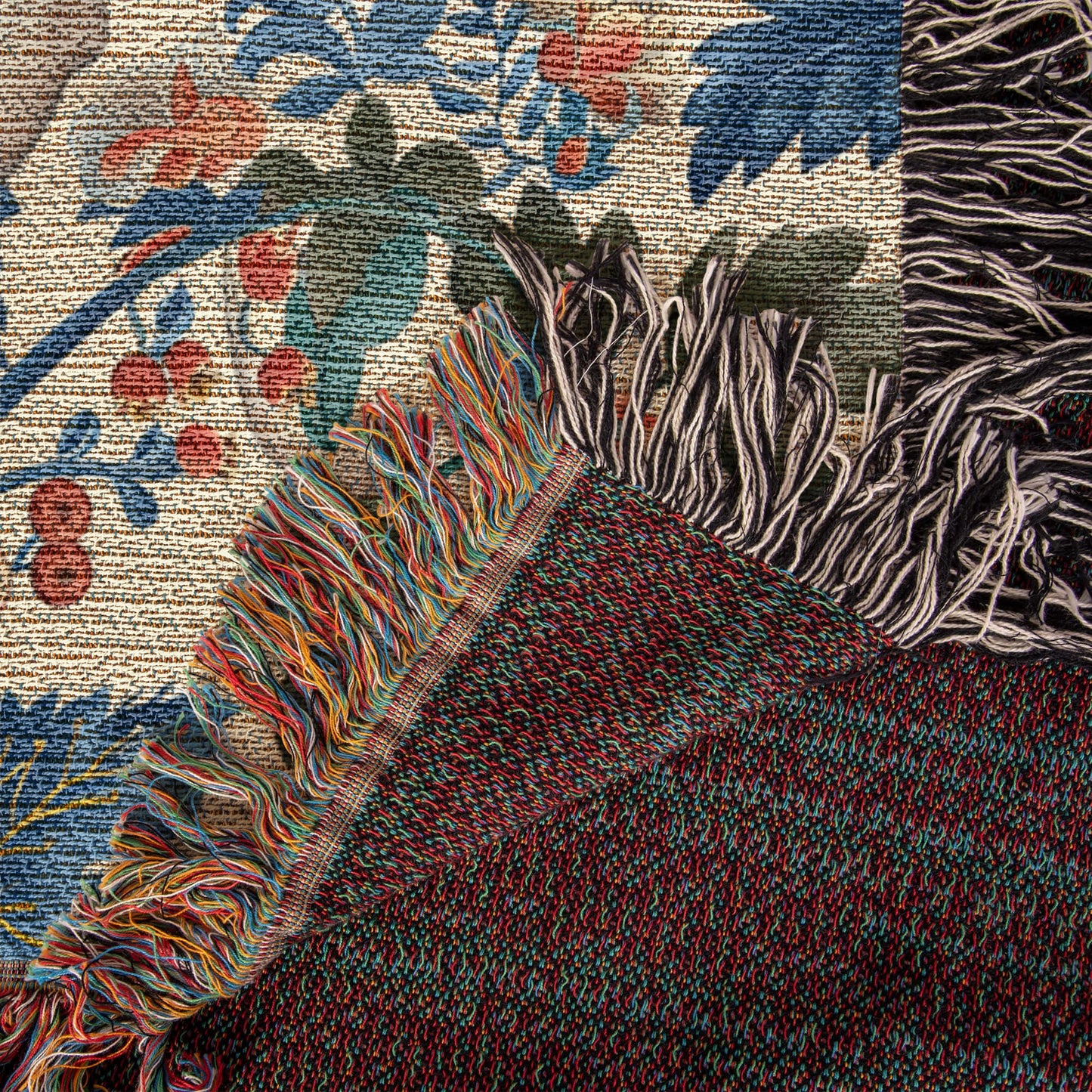 Chinoiserie Pattern 018 - 50" x 60" Heirloom Woven Blanket