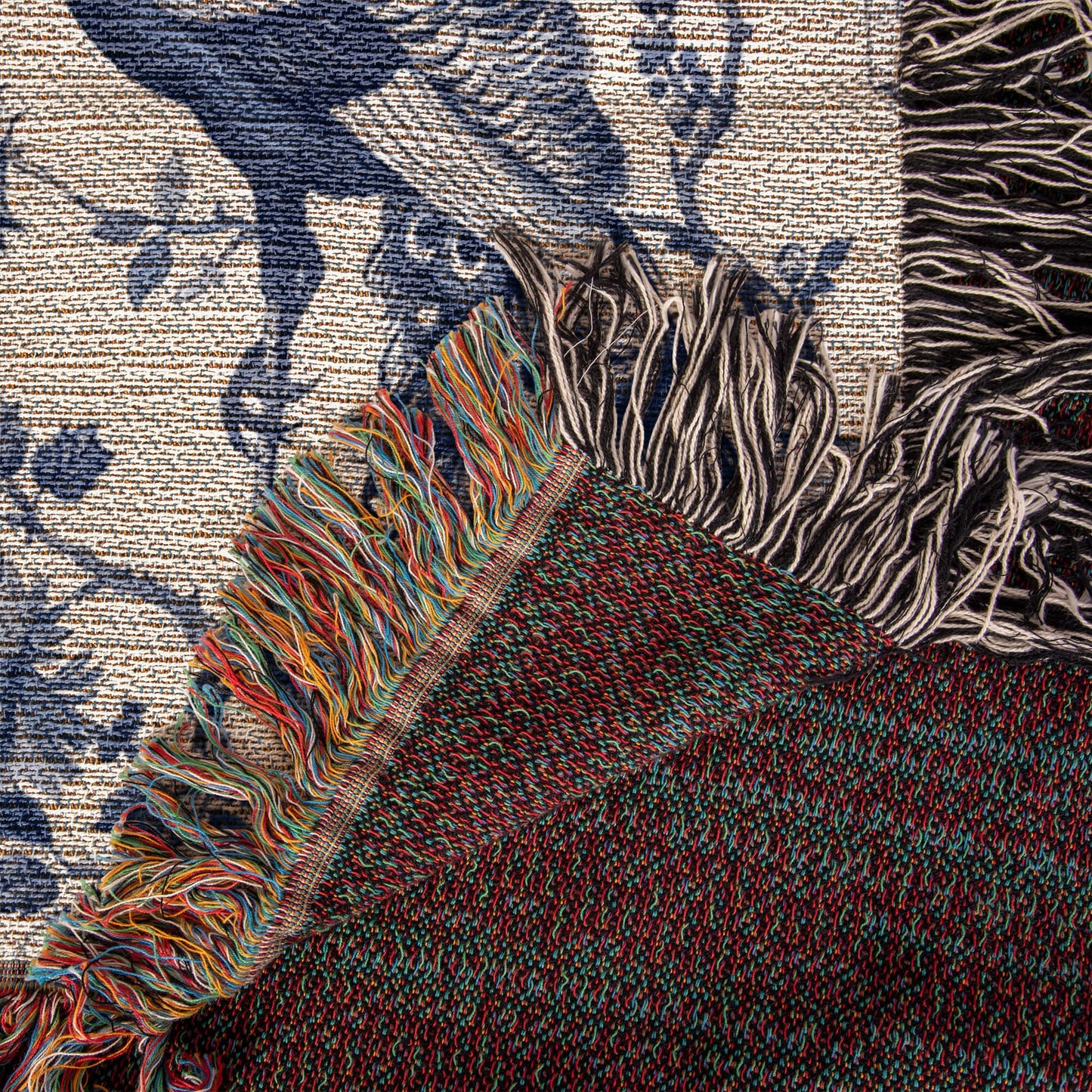 Chinese Ornament Pattern 005 - 50" x 60" Heirloom Woven Blanket