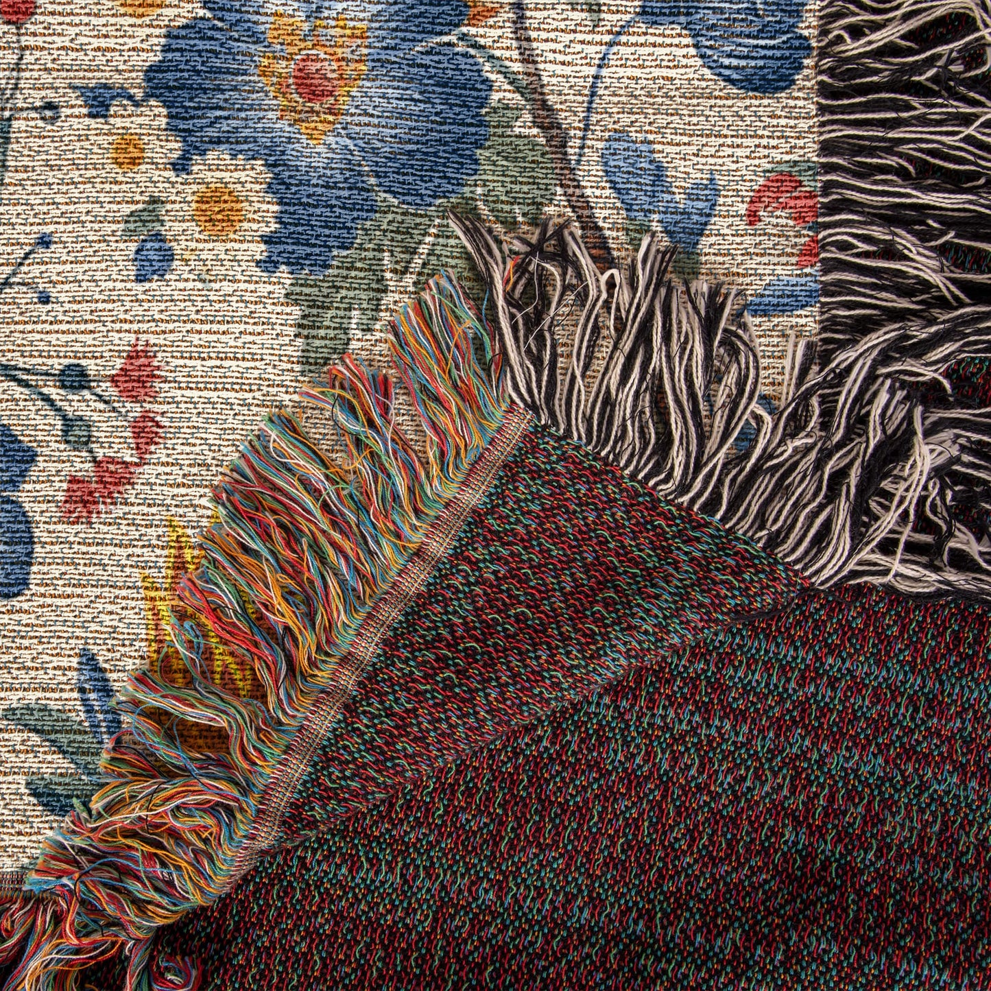 Chinoiserie Pattern 024 - 50" x 60" Heirloom Woven Blanket