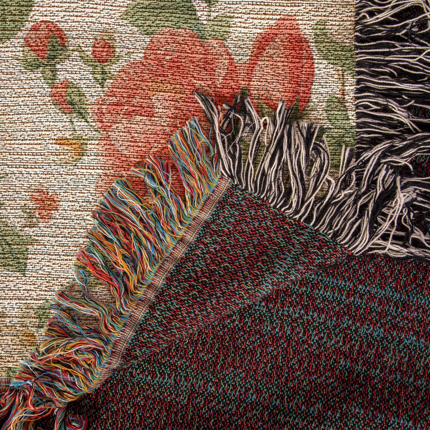 Chinoiserie Pattern 034 - 50" x 60" Heirloom Woven Blanket