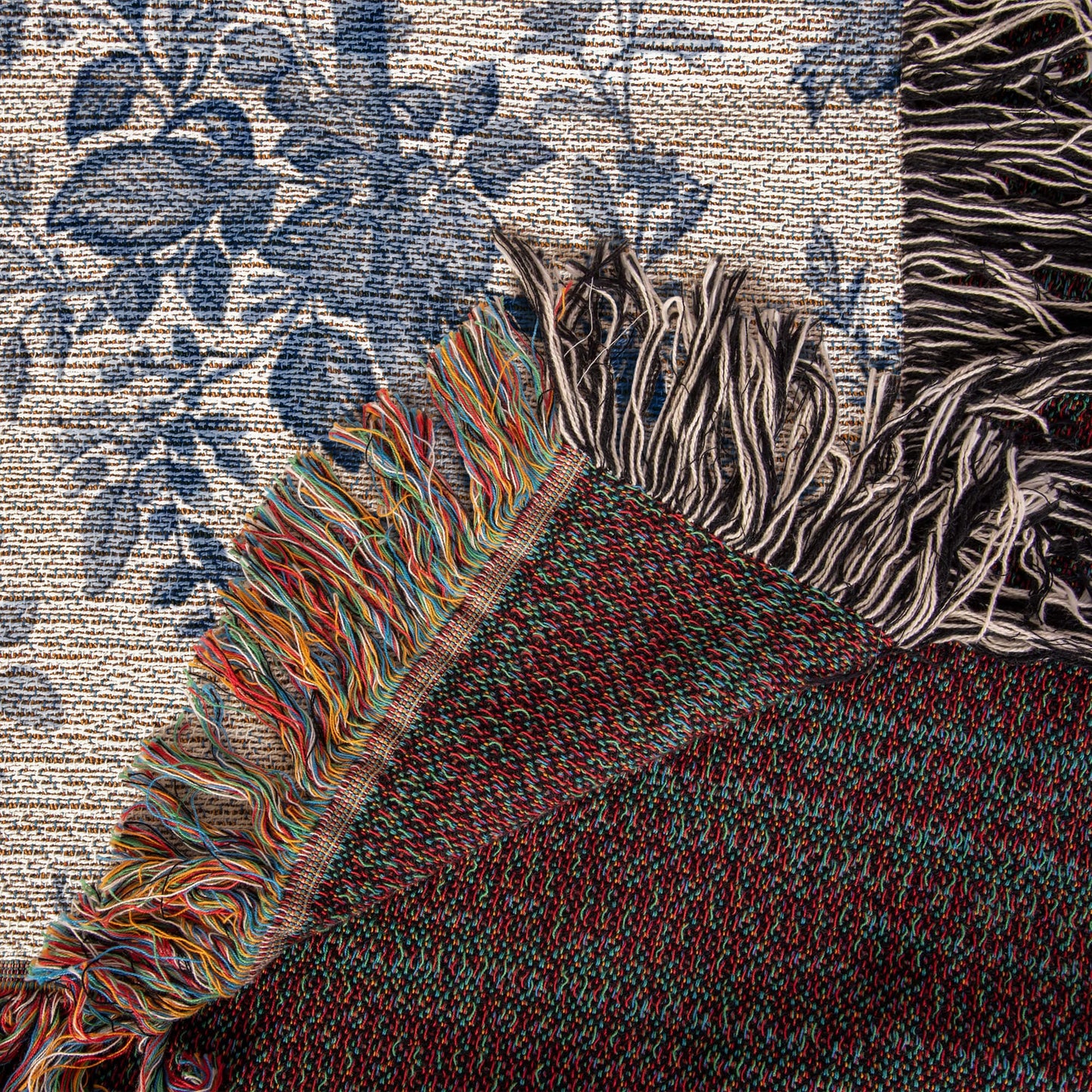 Chinese Ornament Pattern 003 - 50" x 60" Heirloom Woven Blanket