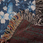 Butterflies And Flowers Pattern 028 - 50" x 60" Heirloom Woven Blanket