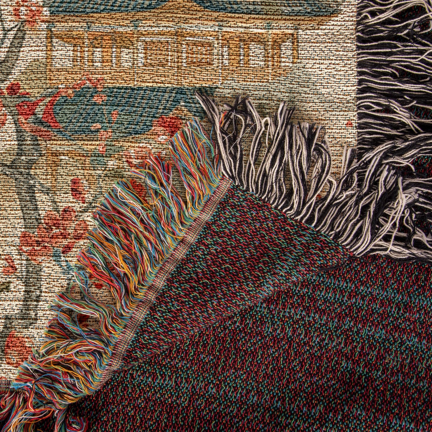 Chinoiserie Pattern 001 - 50" x 60" Heirloom Woven Blanket