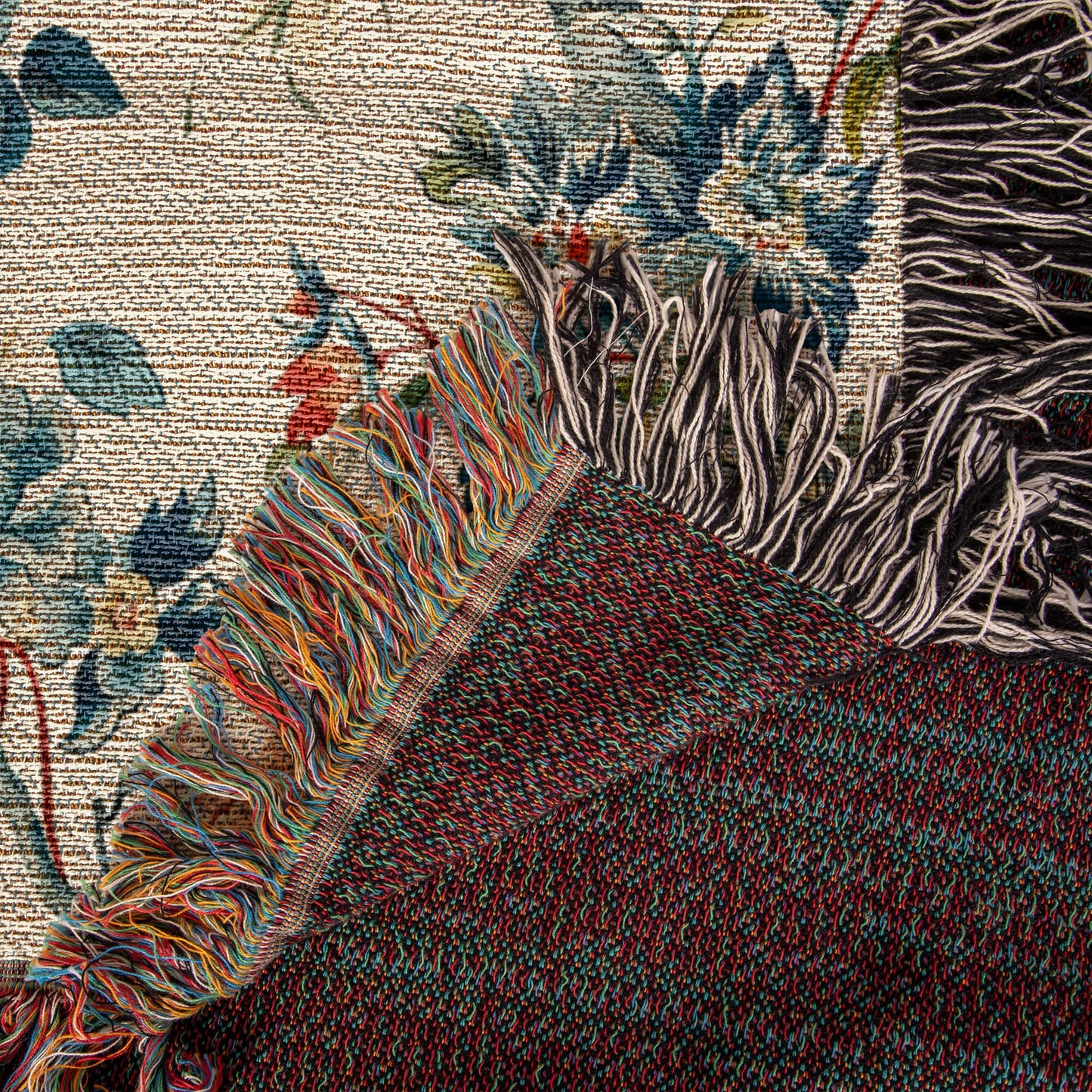 Chinoiserie Pattern 023 - 50" x 60" Heirloom Woven Blanket