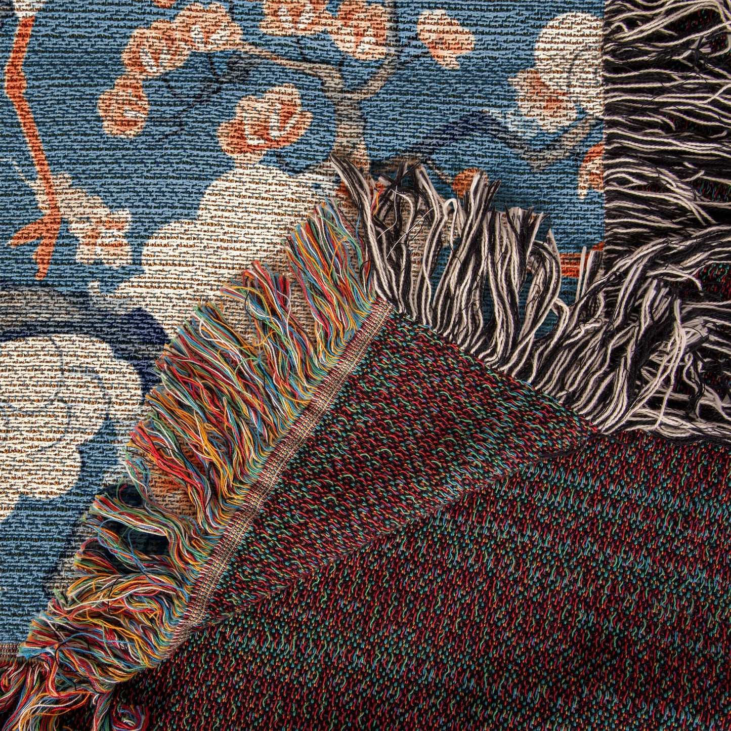 Chinoiserie Pattern 012 - 50" x 60" Heirloom Woven Blanket