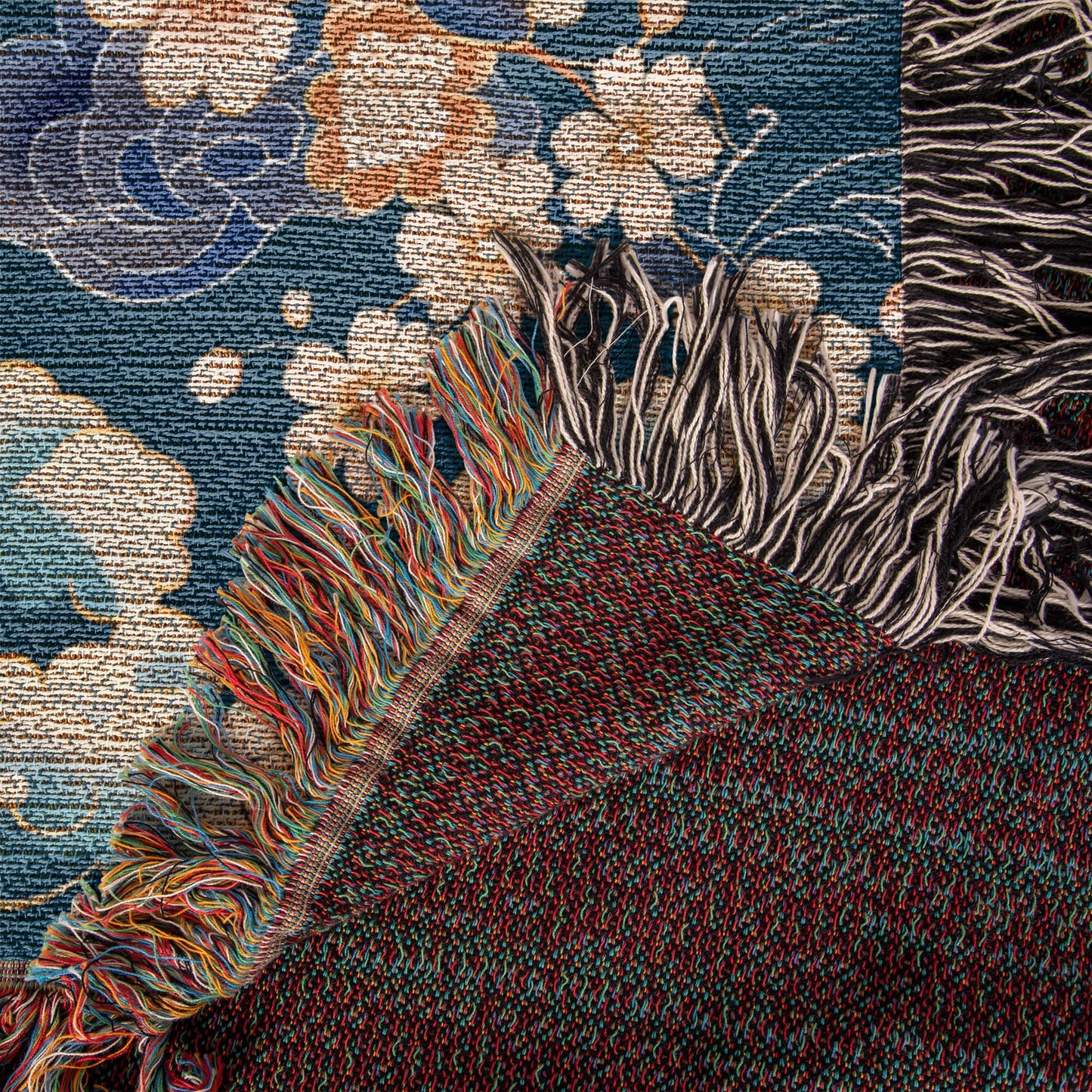 Chinoiserie Pattern 011 - 50" x 60" Heirloom Woven Blanket