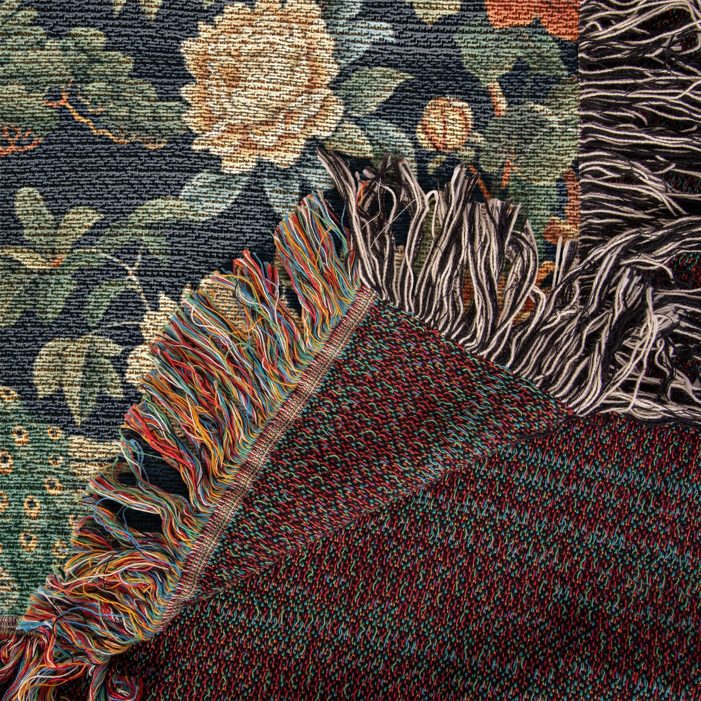 Chinoiserie Pattern 005 - 50" x 60" Heirloom Woven Blanket