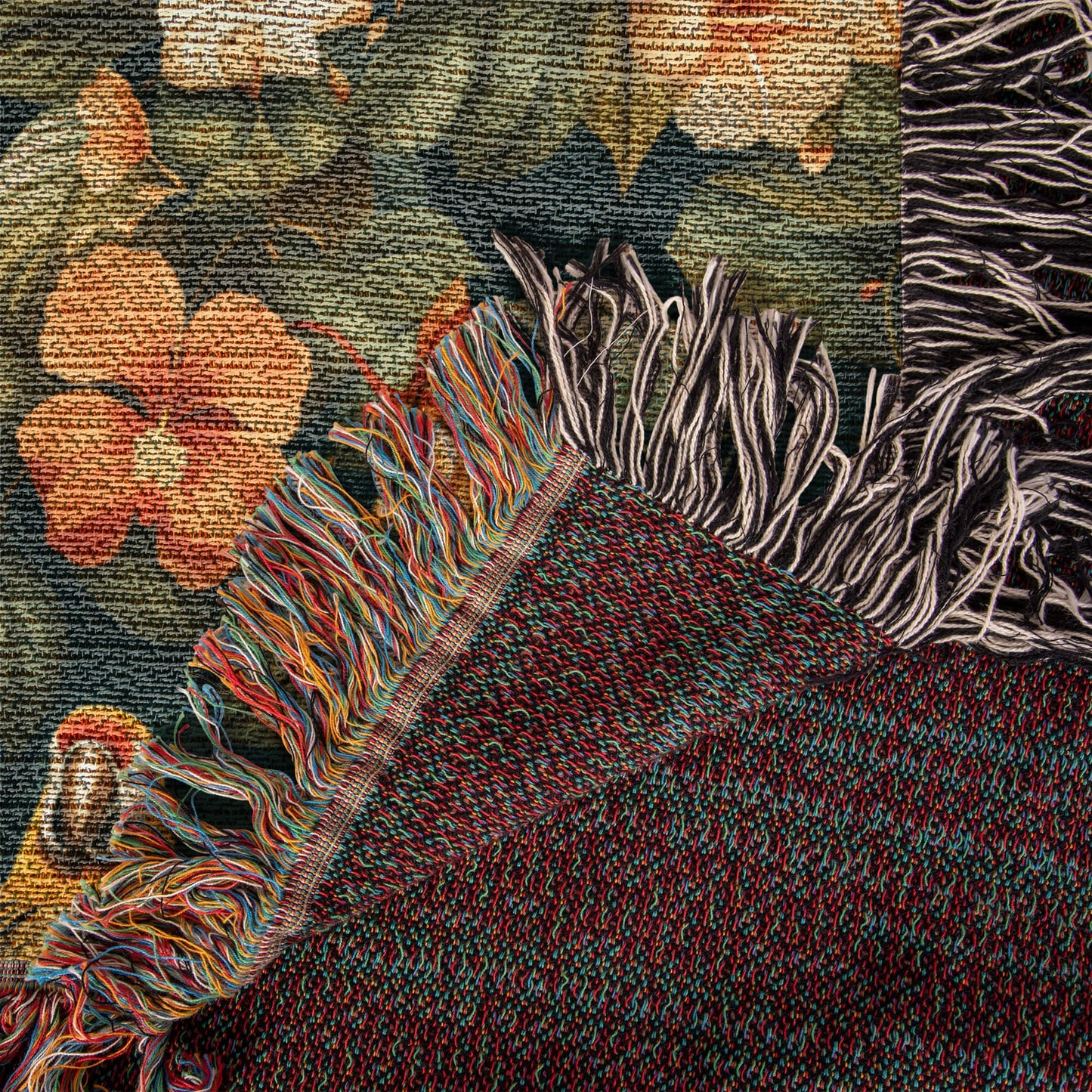 Chinoiserie Pattern 036 - 50" x 60" Heirloom Woven Blanket