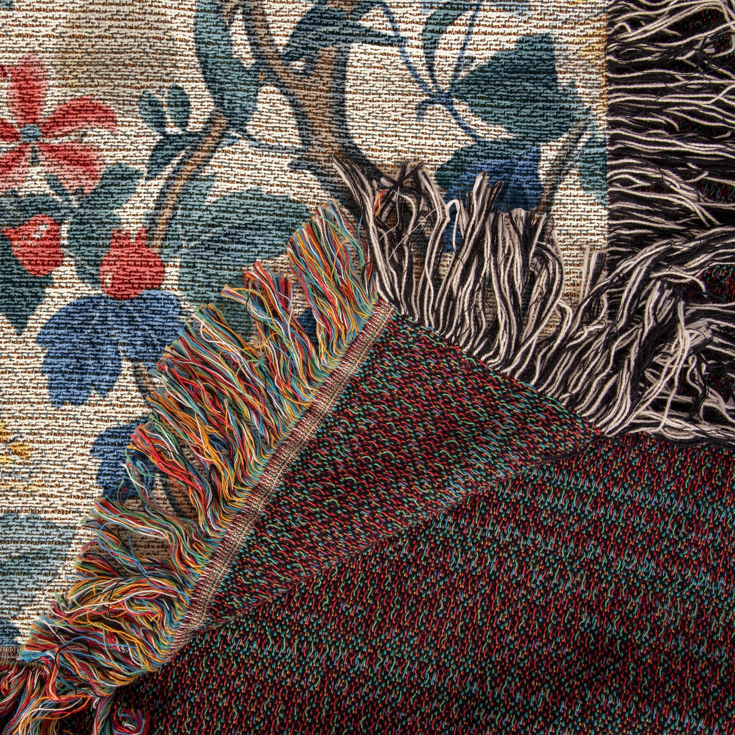 Chinoiserie Pattern 014 - 50" x 60" Heirloom Woven Blanket