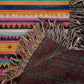 Mexican Textile Pattern 003 - 50" x 60" Heirloom Woven Blanket