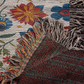 Mexican Floral Fiesta Pattern 014 - 50" x 60" Heirloom Woven Blanket