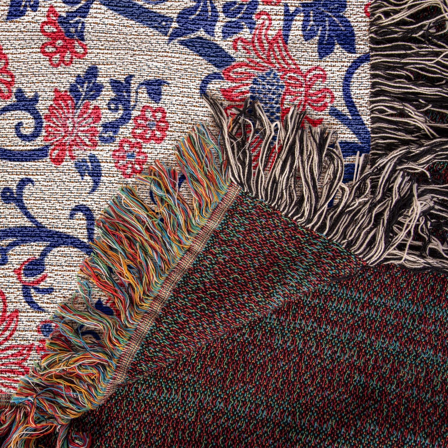Chinoiserie Pattern 022 - 50" x 60" Heirloom Woven Blanket