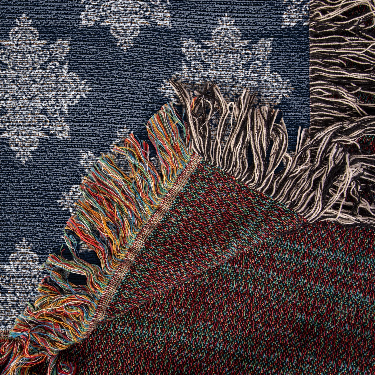 Damask Pattern 022 - 50" x 60" Heirloom Woven Blanket