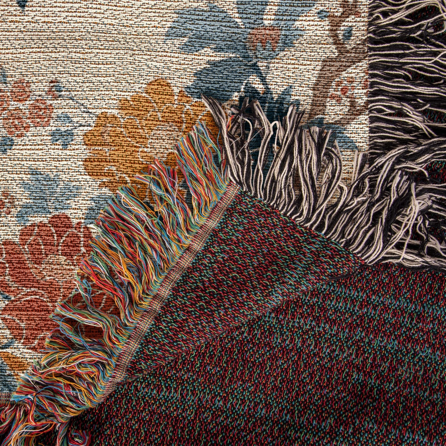 Chinoiserie Pattern 007 - 50" x 60" Heirloom Woven Blanket