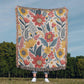 Oversized Floral Pattern 012 - 50" x 60" Heirloom Woven Blanket