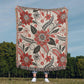 Oversized Floral Pattern 001 - 50" x 60" Heirloom Woven Blanket