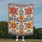 Mexican Floral Fiesta Pattern 044 - 50" x 60" Heirloom Woven Blanket