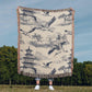 Chinese Ornament Pattern 006 - 50" x 60" Heirloom Woven Blanket