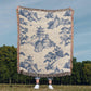 Chinese Ornament Pattern 001 - 50" x 60" Heirloom Woven Blanket