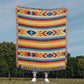 Mexican Textile Pattern 008 - 50" x 60" Heirloom Woven Blanket