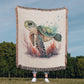 Cute Sea Turtle 013 - 50" x 60" Heirloom Woven Blanket