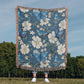Butterflies And Flowers Pattern 011 - 50" x 60" Heirloom Woven Blanket