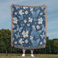 Butterflies And Flowers Pattern 024 - 50" x 60" Heirloom Woven Blanket