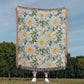 Spring Flowers Pattern 012 - 50" x 60" Heirloom Woven Blanket