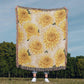 Spring Flowers Pattern 016 - 50" x 60" Heirloom Woven Blanket