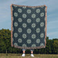 Damask Pattern 024 - 50" x 60" Heirloom Woven Blanket