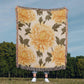 Spring Flowers Pattern 003 - 50" x 60" Heirloom Woven Blanket
