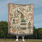 Chinoiserie Pattern 006 - 50" x 60" Heirloom Woven Blanket