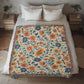 Mexican Floral Fiesta Pattern 012 - 50" x 60" Heirloom Woven Blanket