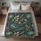 Oversized Floral Pattern 003 - 50" x 60" Heirloom Woven Blanket