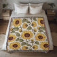 Spring Flowers Pattern 024 - 50" x 60" Heirloom Woven Blanket