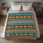 Mexican Textile Pattern 005 - 50" x 60" Heirloom Woven Blanket