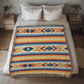 Mexican Textile Pattern 008 - 50" x 60" Heirloom Woven Blanket