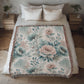 Oversized Floral Pattern 008 - 50" x 60" Heirloom Woven Blanket